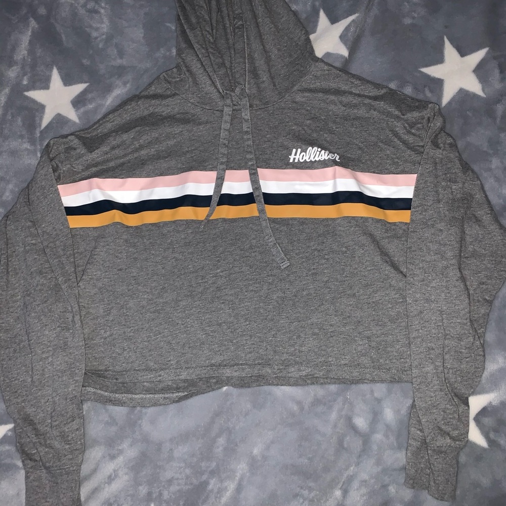 Hollister cropped long sleeve